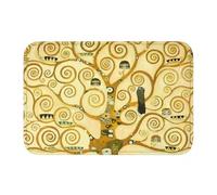 OOAHJEID Paillassons pour entrée Paillasson antidérapant Gustav Klimt Arbre de Vie Détail Salon Cuisine Tapis Tapis de prière Motif de décoration pour la Maison
