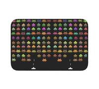 OOAHJEID Paillassons pour entrée Tapis de Chambre à Coucher Space Invaders Arcade Shooter Game Paillasson Tapis de Salon Tapis de Porte d'entrée Décoration d'intérieur