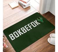 OOAXBEED Bokbefok Rugby Afrique du Sud Tapis de Sol antidérapant, imperméable et oléofuge, pour entrée de Cuisine, Balcon, Tapis de Sol antidérapant