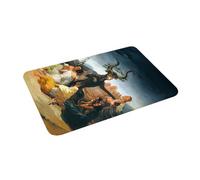 OOAXBEED Francisco Goya Le Sabbat des sorcières Tapis de Sol antidérapant pour entrée de Cuisine, Chambre à Coucher, Tapis de Sol antidérapant