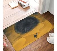 OOAXBEED Le Grand Tapis de Porte antidérapant Shai-Hulud Yellow Sand, Tapis de Sol imperméable et oléofuge pour Cuisine, entrée, Balcon, Tapis de Protection pour Les Pieds