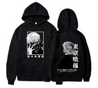 OOAXBEED Nouveaux Sweats à Capuche Unisexes à imprimé Kaneki Ken, Style Anime, Manches Longues, décontractés, pour Femmes et Hommes