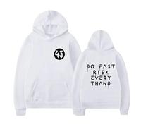 OOAXBEED Sweat à Capuche Ken Block pour Homme et Femme, imprimé Unisexe Streetwear Style Hip-hop, Mode Automne-Hiver, Hauts Hip-hop, vêtements pour Homme