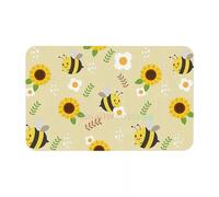 OOAXBEED Tapis Absorbant à séchage Rapide en Terre de diatomées et Miel, Tapis de Porte de Salle de Bain antidérapant pour Toilettes.