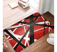 OOAXBEED Tapis de Porte antidérapant 5150 à Rayures EVH, Tapis de Bain/Chambre, Tapis de prière, décoration intérieure Moderne