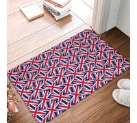 OOAXBEED Tapis de Porte antidérapant Drapeau du Royaume-Uni pour entrée, Salle de Bain, Cuisine, Sol, Symbole Britannique, Chambre, Balcon, tapis-24x36 inch