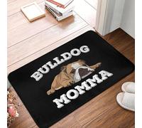 OOAXBEED Tapis de Porte antidérapant en Forme de Bouledogue Anglais, Tapis de Bain, Tapis de Balcon, Tapis d'entrée, décoration intérieure