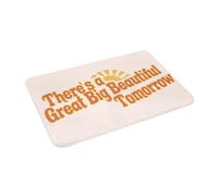 OOAXBEED Tapis de Porte antidérapant Great Big Beautiful Tomorrow 3, Tapis de Sol Durable pour Cuisine, entrée, Salle de Bain, Tapis de Sol antidérapants