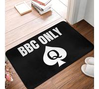 OOAXBEED Tapis de Porte antidérapant Queen of Spades BBC Only pour entrée, Cuisine, Salle de Bain, Toilettes et Autres Surfaces.-24x36 inch