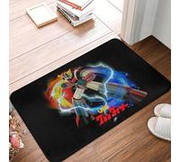 OOAXBEED Tapis de Porte antidérapant UFO Robot Grendizer Goldorak Anime pour Salle de Bain, Cuisine et jardin-16x24 inch
