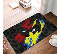 OOAXBEED Tapis de Salle de Bain antidérapant Marvel 2024, inspiré du dernier Film Deadpool et Wolverine. Tapis d'entrée/de Porte décoratif pour la Maison.