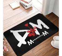 OOAXBEED Tapis de Sol antidérapant DM Memento Mori Mode Tour Mode Depeche Mode pour entrée de Cuisine, Balcon ou Maison.