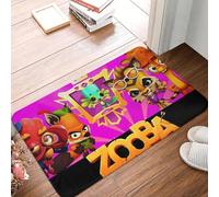 OOAXBEED Tapis de Sol antidérapant Funny Men Zooba Battle Arena Classic Fan pour entrée de Cuisine ou Salon