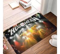 OOAXBEED Tapis de Sol antidérapant Helloween High Live Album 1996, Tapis Anti-poussière pour entrée de Cuisine, Balcon ou Maison.