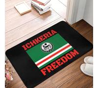 OOAXBEED Tapis de Sol antidérapant Ichkeria Flag, Tapis Anti-Sable pour entrée de Cuisine, Chambre à Coucher, Tapis de Sol antidérapant