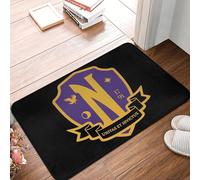 OOAXBEED Tapis de Sol antidérapant Nevermore Academy Crest (Propre) pour entrée de Cuisine ou Salon
