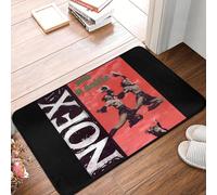 OOAXBEED Tapis de Sol antidérapant NOFX Punk in Drublic, Tapis Anti-poussière pour entrée de Cuisine, Balcon, Maison