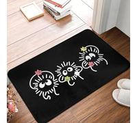 OOAXBEED Tapis de Sol antidérapant Soot Studio Ghibli, Tapis Anti-poussière pour entrée de Cuisine, Balcon, Tapis de Sol antidérapant