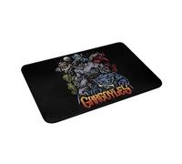 OOAXBEED Tapis de Sol antidérapant Vintage Fantastique « Créatures de Pierre gardiennes la Nuit » pour entrée de Cuisine ou Salon.