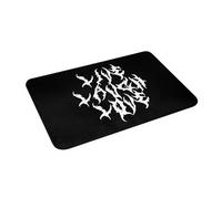 OOAXBEED Tapis de Sol antidérapant « Vivre, Rire, Aimer », Tapis Anti-Usure pour entrée de Cuisine, Chambre à Coucher, Tapis de Sol antidérapant pour Les Pieds