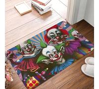 OOAXBEED Tapis d'entrée antidérapant Killer Klowns from Outer Space, Tapis de Bain Tendance, Tapis de Couloir, Tapis de Bienvenue, décoration de Chambre