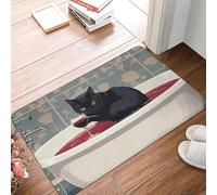 OOAXBEED Tapis d'entrée antidérapant « Viens Boire Un Verre avec Moi » pour Salle de Bain, Cuisine, Jardin ou Autre.-16x24 inch