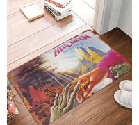 OOAXBEED Tapis d'entrée Helloween Keeper of The Seven Keys, Tapis de Sol extérieur, Style Heavy Metal Rock, pour Salle de Bain ou Cuisine.
