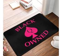 OOAXBEED Tapis d'entrée Queen of Spades, Marque appartenant à Une Personne Noire, antidérapant, pour Cuisine, Salle de Bain, Sol, Tapis de Toilette, Tapis de Sol.-24x36 inch
