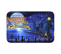 OOAXBEED Tapis d'entrée Secret of Monkey Island, antidérapant, séchage Rapide, pour extérieur, Jeux vidéo, Tapis de Jardin ou d'entrée de Garage.