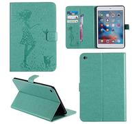 Ooboom® iPad Pro 9.7 Coque Gaufrer Motif Fille PU Cuir Flip Housse Étui Smart Cover Case Wallet Supporter Pochette pour iPad Pro 9.7 - Vert