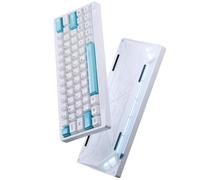 OOCTPK Chilkey SF60 Clavier mécanique filaire avec touches en métal, clavier de jeu avec commutateurs de flux WS, clavier personnalisé remplaçable à chaud, 16 millions d'ARGB, entièrement en aluminium