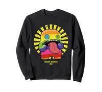 Oogah Boogah Laboratory Misfits Texte japonais rétro Sweatshirt