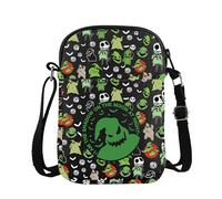 Oogie Sac à bandoulière Ghost Sac à bandoulière pour amoureux du film d'horreur Cadeau d'Halloween Cadeau pour amoureux, Shadow Cb, 15*21*2cm