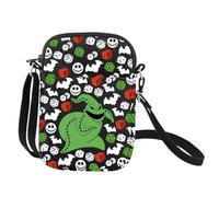 Oogie Sac à bandoulière Motif personnage de dessin animé horreur Cadeau pour les fans de films d'horreur Cadeau d'Halloween Sac à bandoulière Ghost Messenger Bag