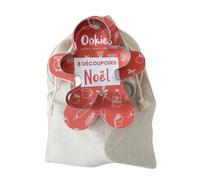 Ookies - Sac de 8 Emporte-Pièces de Noël - Découpoirs Biscuits pour Enfant - En Fer Blanc - Pour Gâteaux, Biscuits, Pâtisseries - Idée Cadeau - OO82004