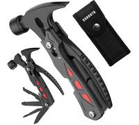 ools Multifonctions,12 en 2 Pince et Marteau Multifonctions,Outil Multitools de Poche avec Tournevis Décapsuleur,noir