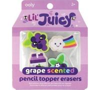 Ooly Lil Juicy Lot de 4 gommes parfumées au raisin