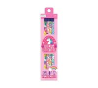 OOLY Lot de 12 crayons graphite uniques licornes avec gommes