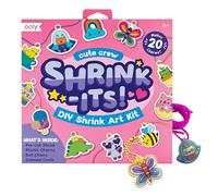 Ooly Shrink-Its Kit d'activités de Pâques pour enfants, 28 pièces qui créent des breloques et des pendentifs, contient 20 pendentifs en plastique prédécoupés et plus encore, pas de désordre pour les