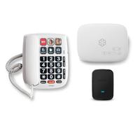 Ooma SMPL Photodial Family Phone Bundle. Comprend Un Service de téléphonie Domestique Internet, de Grands Boutons, Un 911 basé sur l'adresse pour Les urgences, Le Blocage des appels robotiques et des