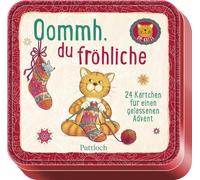 Oommh, du fröhliche: 24 Kärtchen für einen gelassenen Advent | Adventskalender-Dose mit 24 inspirierenden Zitaten und fröhlichen Illustrationen der Om-Katze