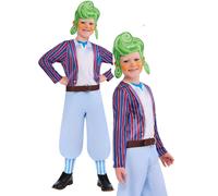 Oompa Déguisement Enfants Livre Semaine Costume Willy Wonka Âge 3-10