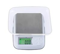 OOMRNV Balance de Cuisine électronique précision 0.01g Balance de Bijoux numérique Mini Balance électronique Balance de Cuisson pour Le Pesage de Pierres précieuses,500g/0.01g