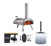 Ooni Karu 12 Pack Four à Pizza Multi-Combustible - Ensemble Complet avec Pelle à Pizza 12", Housse de Protection et Poêle en Fonte - Four Extérieur Portable (Bois, Charbon ou Gaz)