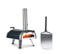 Ooni Karu 2 Pack Four à Pizza Multi-Combustible - Four à Pizza d’Extérieur Portable pour Bois, Charbon de Bois et Gaz, avec Pelle à Pizza en Métal 12 Pouces (30 cm), Porte en Verre ClearView et Therm
