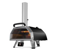 Ooni Karu 2 Pro - Four à pizza Bois/Gaz/Charbon multi-combustibles - Compatible four a pizza gaz - Thermomètre intégré - Connexion smartphone - Pierre 43 cm - 60 Sec de cuisson