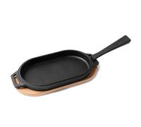 Ooni Poêle à servir Poêle à griller en fonte Poêle en fonte forme ovale Sizzler Pan