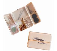 OONIQUE Boîte à outils pour accessoires de tricot - Boîte à accessoires compacte avec fermeture magnétique pour marqueurs de maille, aiguilles et outils à tricoter lors de vos déplacements - Rangement