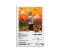 OONJGSNGA Poster Flower Boy Tyler, The Creator - Décoration murale de film cool - Art vintage - Décoration de chambre - 30 x 45 cm - Style sans cadre