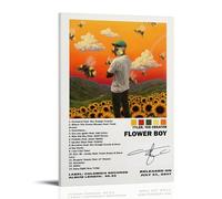OONJGSNGA Poster Flower Boy Tyler, The Creator - Décoration murale de film cool - Art vintage - Décoration de chambre - 40 x 60 cm - Style cadre